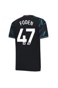 Fotbalové Dres Manchester City Phil Foden #47 Třetí Oblečení 2023-24 Krátký Rukáv